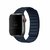 Pulseira Elos Couro Azul-Escuro Compatível Com Apple Watch - Baú do Viking