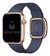 Pulseira Couro Fecho Moderno Magnético Azul Compatível com Apple Watch - Baú do Viking
