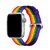 Pulseira Nylon Fecho Arco Íris Pride Compatível com Apple Watch