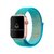 Pulseira Nylon Loop Azul Aciano Compatível com Apple Watch - Baú do Viking