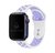 Pulseira Esportiva Furos Branco/Lilás Compatível com Apple Watch