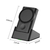 Carregador Sem Fio Magnético Powerbank 3 em 1 Preto para iPhone Apple Watch AirPods - Baú do Viking