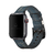 Pulseira Couro Line Rústica Azul Branco Compatível com Apple Watch - loja online