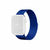 Pulseira Aço Milanes Azul Compatível com Apple Watch