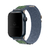 Pulseira Nylon Alpinista Rústica Militar Azul-Verde Compatível com Apple Watch - comprar online