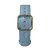 Pulseira Couro Fecho Clássico Azul Brilho Compatível com Apple Watch - comprar online