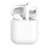 Case Capa Protetora Silicone Branco Compatível com AirPods