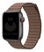 Pulseira Couro Loop Magnética Marrom Compatível com Apple Watch