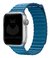 Pulseira Couro Loop Magnética Azul Cape Cod Compatível com Apple Watch
