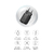Dock magnética Wireless 4 em 1 Preta Compatível com 2 iPhones AppleWatch AirPods - comprar online