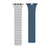 Pulseira Link Macia Silicone Magnética Cinza-Azul Compatível Com Apple Watch - comprar online