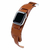 Pulseira Couro Bracelete Cuff 2 em 1 Marrom Compatível com Apple Watch - comprar online