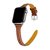Pulseira Couro Slim Fina Marrom Compatível com Apple Watch