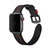 Pulseira Couro Line Rústica Preto Vermelho Compatível com Apple Watch - loja online