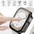 Case Proteção Vidro Flat Preto Compatível Com Apple Watch na internet