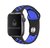Pulseira Esportiva Furos Preto Azul Compatível com Apple Watch - comprar online