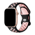 Pulseiras Silicone Furos Duplo Fecho Preto Rosa Compatível com Apple Watch - comprar online