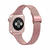 Pulseira Aço Milanese Fina Rosa Compatível com Apple Watch - comprar online