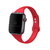 Pulseira Sport Slim Silicone Vermelha Compatível com Apple Watch - comprar online