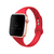 Pulseira Sport Slim Silicone Vermelha Compatível com Apple Watch na internet