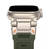 Pulseira Silicone Robot Titanium Verde-Militar Compatível com Apple Watch - comprar online