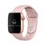 Pulseira Sport Silicone Rosa Areia Compatível com Apple Watch