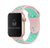 Pulseira Esportiva Furos Rosa Turquesa Compatível com Apple Watch - comprar online