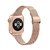 Pulseira Aço Milanese Fina Dourado Rose Compatível com Apple Watch - comprar online