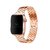 Pulseira Aço Ladrilho Rose Gold Compatível com Apple Watch