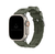 Pulseira Silicone Single Tour Verde-Militar Compatível com Apple Watch na internet
