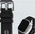 Pulseira Silicone Esportiva Web Preto Compatível com Apple Watch na internet