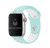 Pulseira Esportiva Furos Turquesa Branco Compatível com Apple Watch - comprar online