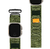 Pulseira Nylon Militar Larga Robusta Verde-Militar Compatível com Apple Watch
