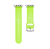 Pulseira Silicone Fecho Clássico Translúcida Verde Neon Compatível com Apple Watch - comprar online