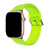 Pulseira Silicone Fecho Clássico Translúcida Verde Neon Compatível com Apple Watch - Baú do Viking