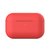 Case Capinha Silicone Vermelho Compatível com AirPods Pro