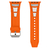 Pulseira Silicone Robusta Web Laranja Compatível com Apple Watch Ultra - comprar online