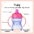 NUBY VASO C/ MANIJAS Y BOQUILLA FLUJO DIRECTO - 240 ML - comprar online