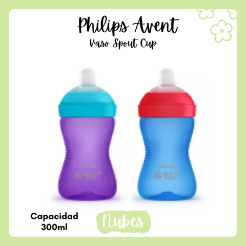 Vaso para Bebé Avent My Grippy Violeta x 300 ml