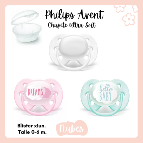 2 chupetes ultra suaves 6-18 meses color morado/naranja - philips avent -  Prénatal Store Online