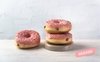 Donuts rellena D/L baño Rosa y granas Congelada x6 Unidades