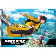 CADERNO DE CARTOGRAFIA E DESENHO ESPIRAL CAPA DURA FREE FIRE 80 FOLHAS - TILIBRA - comprar online