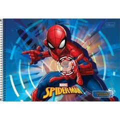 CADERNO DE CARTOGRAFIA E DESENHO ESPIRAL CAPA DURA SPIDER-MAN 80 FOLHAS - TILIBRA - CAPAS DIVERSAS