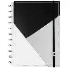 CADERNO GREY GLAM - GRANDE