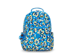 MOCHILA KIPLING SEOUL LEOPARD FLORAL