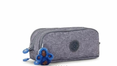 ESTOJO KIPLING GITROY CINZA ALMOST JERSEY C - MAGIC PLACE PAPELARIA