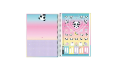 CADERNO C/D UNIV LOVELY FRIEND 1M - TILIBRA - MAGIC PLACE PAPELARIA