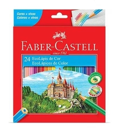 LAPIS DE COR 24 CORES - FABER CASTELL