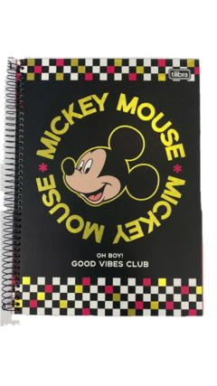 CADERNO ESP C/D UNIV 1 MATÉRIA MICKEY MOUSE 80 FOLHAS - TILIBRA - comprar online