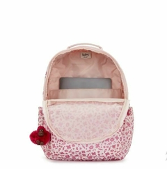 MOCHILA KIPLING SEOUL ESTAMPADO MAGIC FLORAL - MAGIC PLACE PAPELARIA